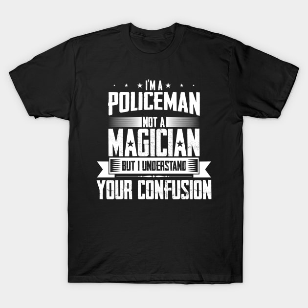 Police officer police gift idea cop sheriff T-Shirt by OfCA Design